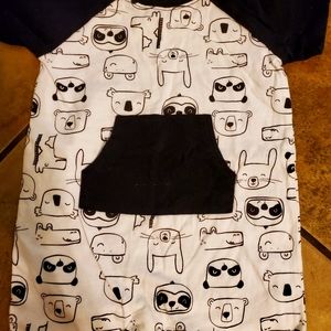 Baby shorts onesie